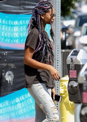Chanel Iman - Shopping in West Hollywood