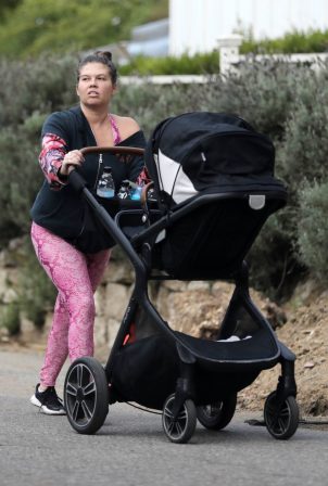 Chanel West Coast - On a family hike in stylish attire in Los Angeles