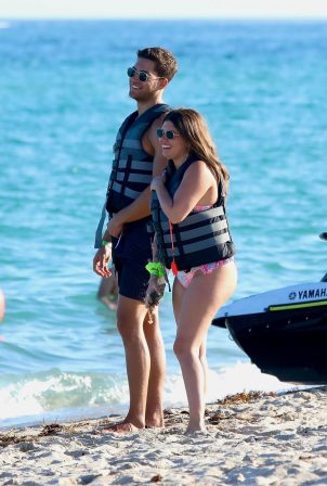 Chanel West Coast - With boyfriend Dom Fenison seen in Miami Beach