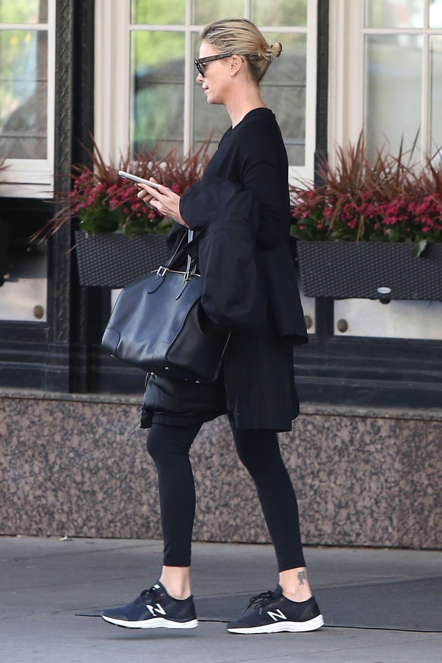 Charlize Theron: Leaves her hotel in Montreal -12 | GotCeleb