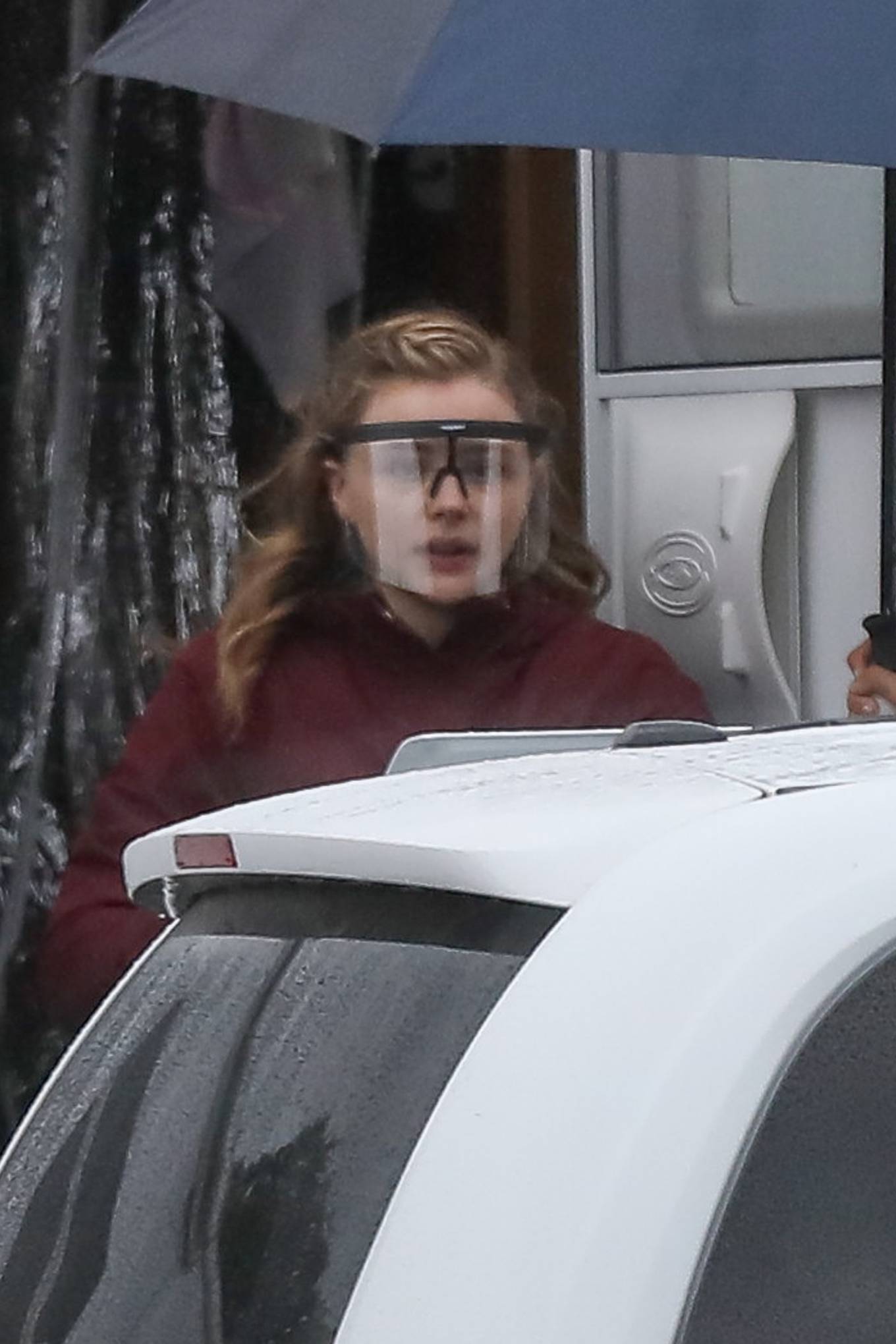 Chloe Grace Moretz – seen leaving set of ‘Mother-Android’ in Boston