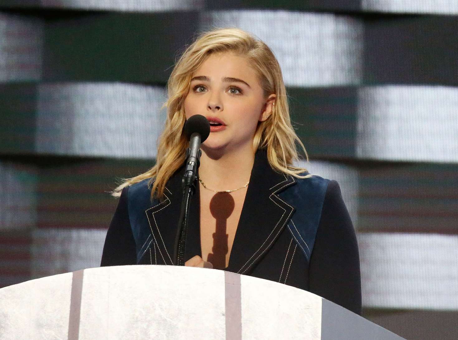 Chloe Moretz Speaking At The Democratic National Convention 28 Gotceleb