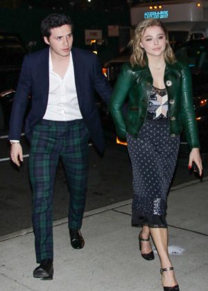 Chloe Moretz with Brooklyn Beckham out in NYC