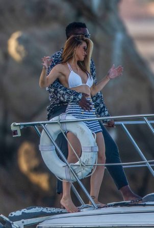 Chrishell Stause and Cassie Scerbo - Spotted on a yacht in Cabo San Lucas