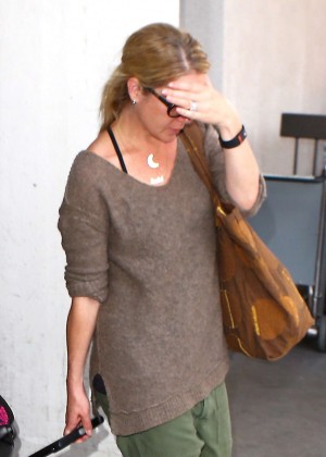 Christina Applegate at LAX Airport in Los Angeles