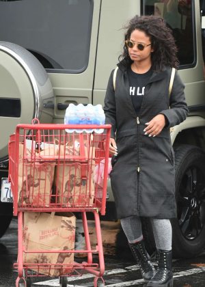 Christina Milian - Out for shopping in Los Angeles