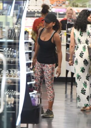 Christina Milian - Shopping at Sephora in Los Angeles