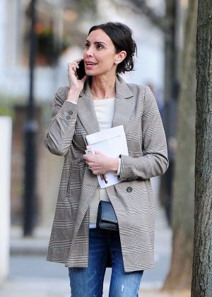 Christine Lampard out in Chelsea