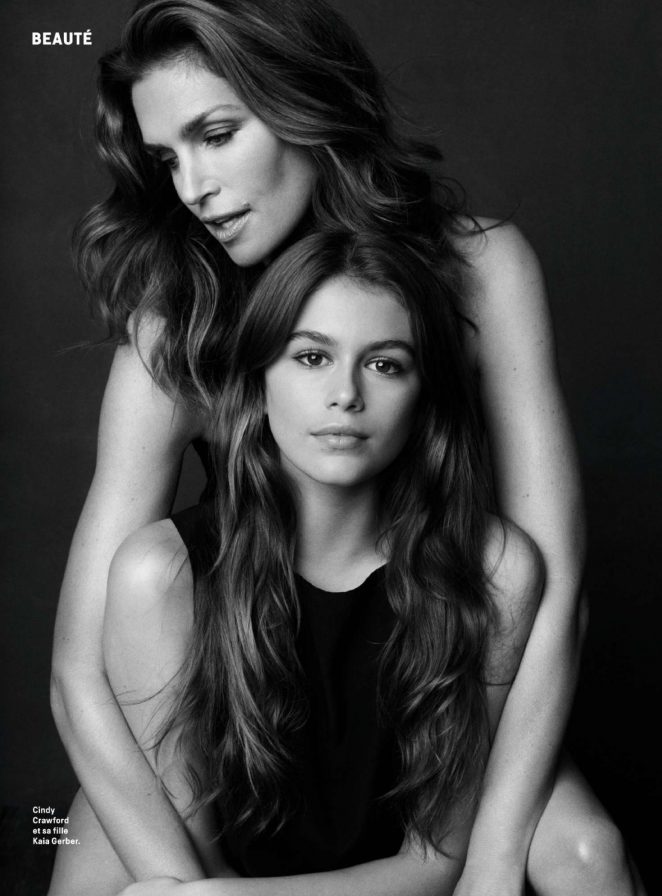 Cindy Crawford and Kaia Gerber for Grazia France Magazine (August 2018)