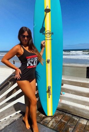 Claudia Romani - Surf Broads photoshoot at the Hard Rock hotel in Daytona Beach