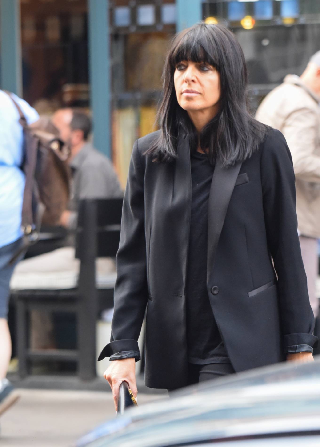 Claudia Winkleman 2023 : Claudia Winkleman – Seen while out in Soho – London-09