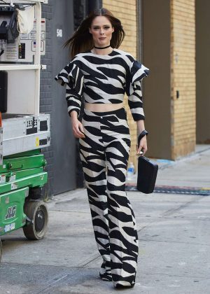 Coco Rocha - Arrives Christian Siriano Fashion Show in New York City