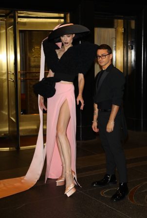 Coco Rocha - Exits Carlyle hotel for CFDA Fashion Awards