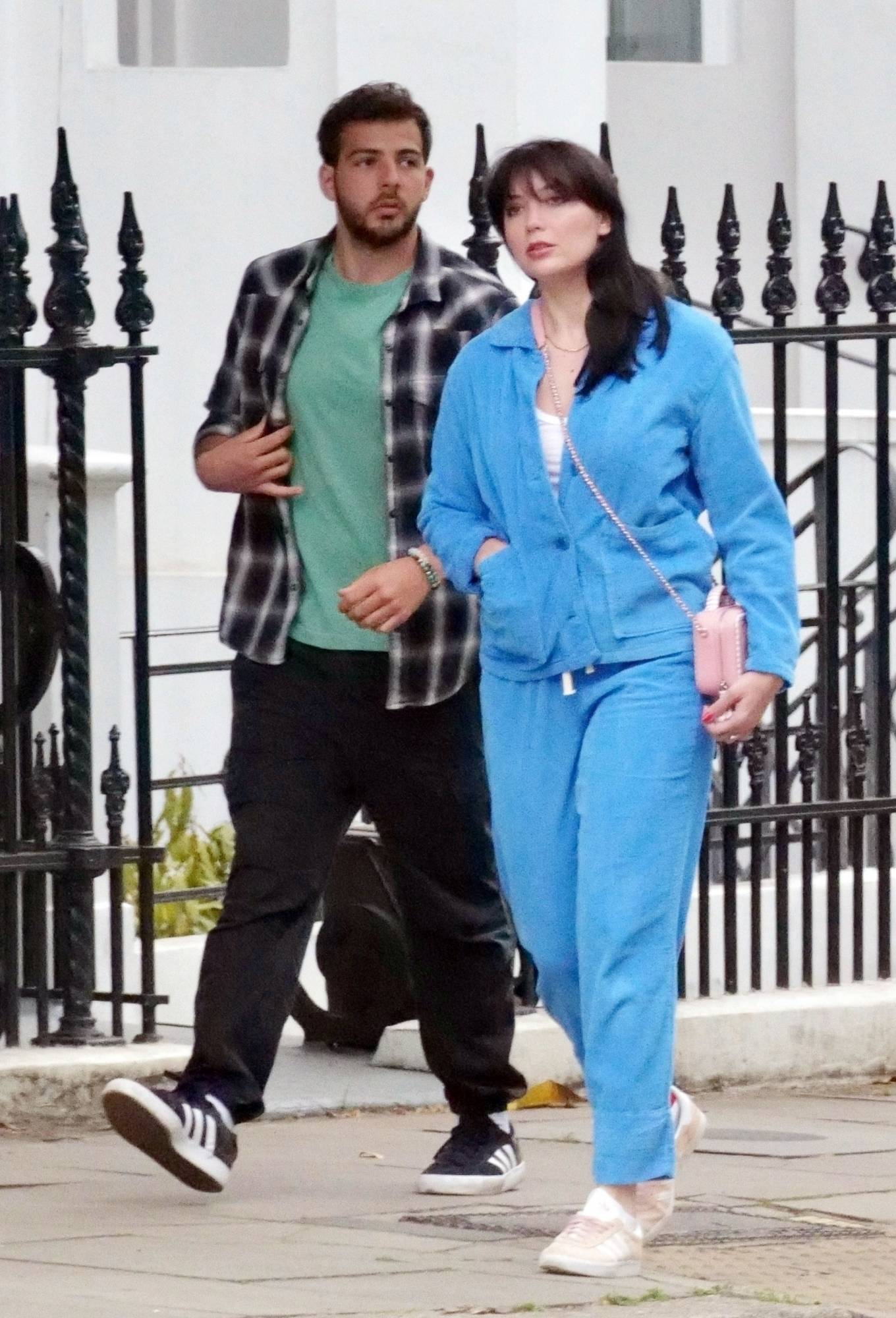 Daisy Lowe Seen while out with boyfriend Jordan Saul in North London