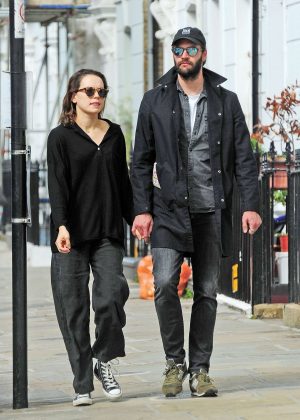 Daisy Ridley and Tom Bateman - Out in Primrose Hill