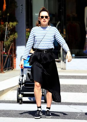 Daisy Ridley at La Scalia in Beverly Hills