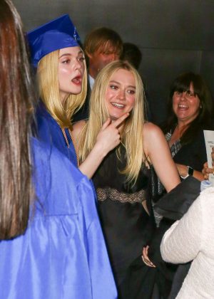 Dakota Fanning at Elle's Graduation in LA
