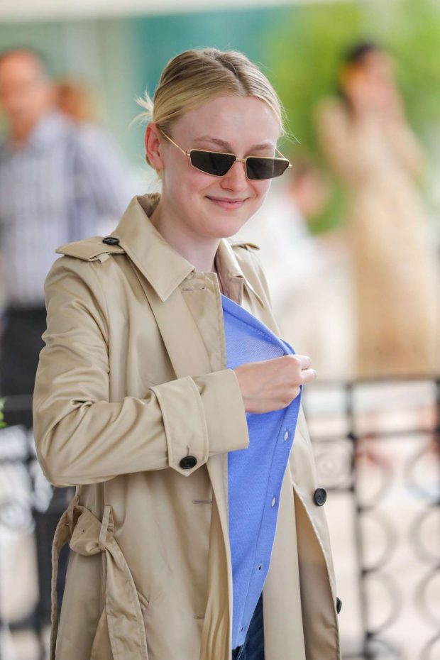 Dakota Fanning: Outside the Martinez Hotel in Cannes-04 | GotCeleb