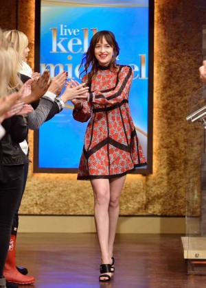 Dakota Johnson at 'Live with Kelly & Michael' in NYC