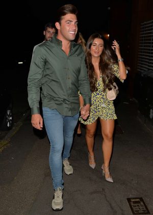 Dani Dyer and Jack Fincham - Out and about in Essex
