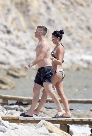 Danielle Lloyd - In a bikini on holiday in Ibiza
