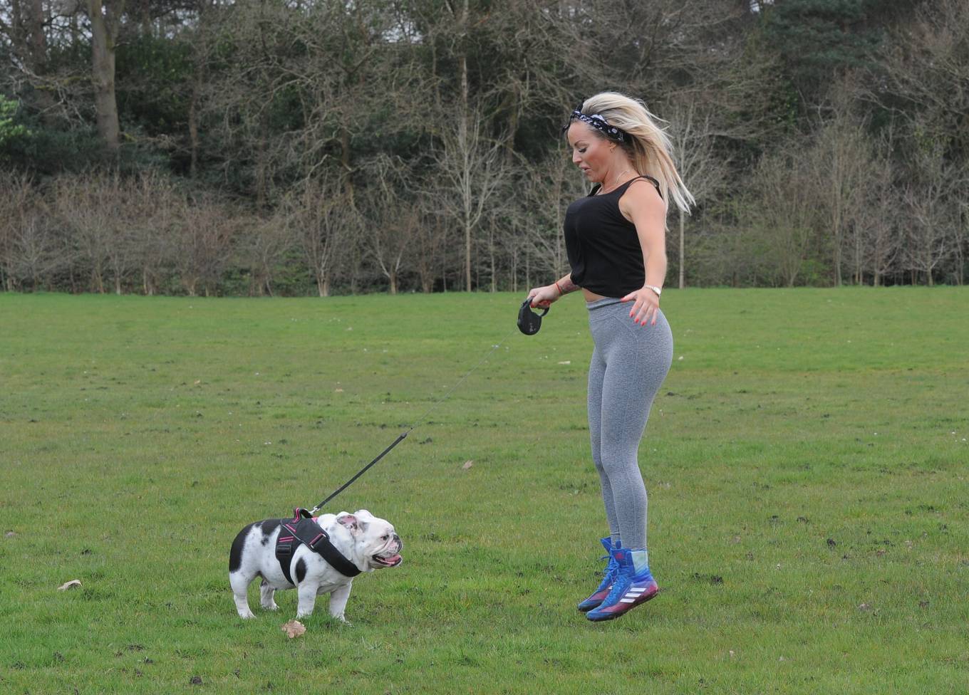 Danielle Mason â€“ Seen in the park during coronavirus lockdown in London