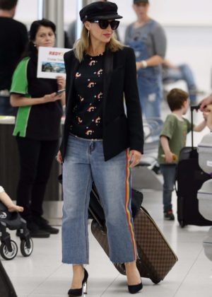 Dannii Minogue at Airport in Sydney