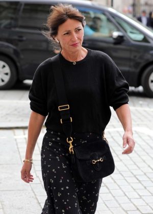 Davina McCall out in London