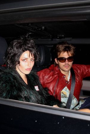 Delilah Hamlin - With Henry Eikenberry dress as Angelina Jolie and Brad Pit for a Halloween Party