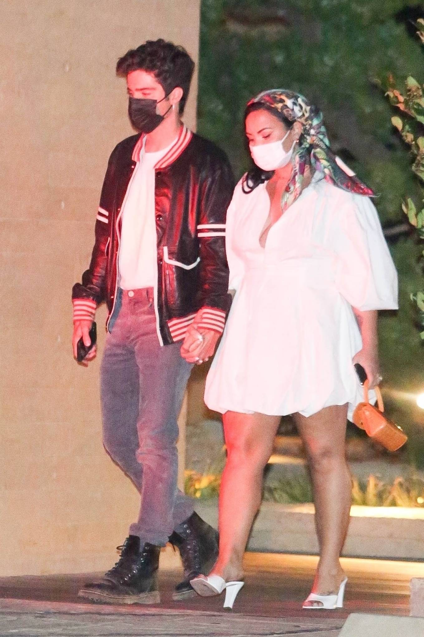 Demi Lovato – Out for a date night with her fiance at Nobu in Malibu