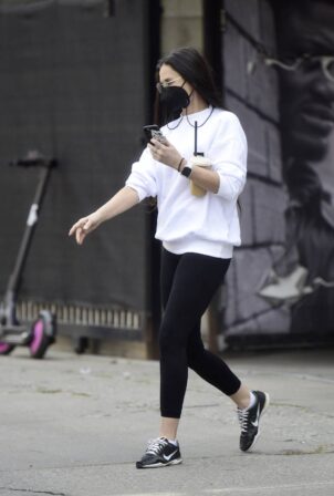 Demi Moore - Seen at 'Heart and Hstle' gym in Los Angeles