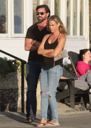 Denise Richards - Filming 'Real Housewives of Beverly Hills' in Malibu