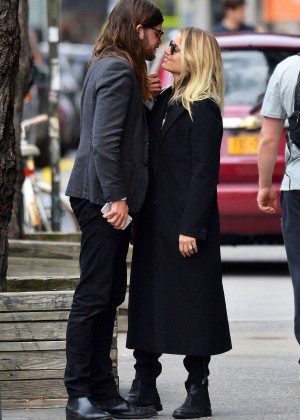 Dianna Agron and finance Winston Marshall out in New York City