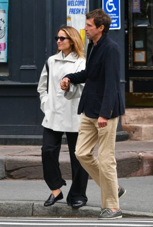 Dianna Agron - With boyfriend Harold Ancart are spotted out in New York