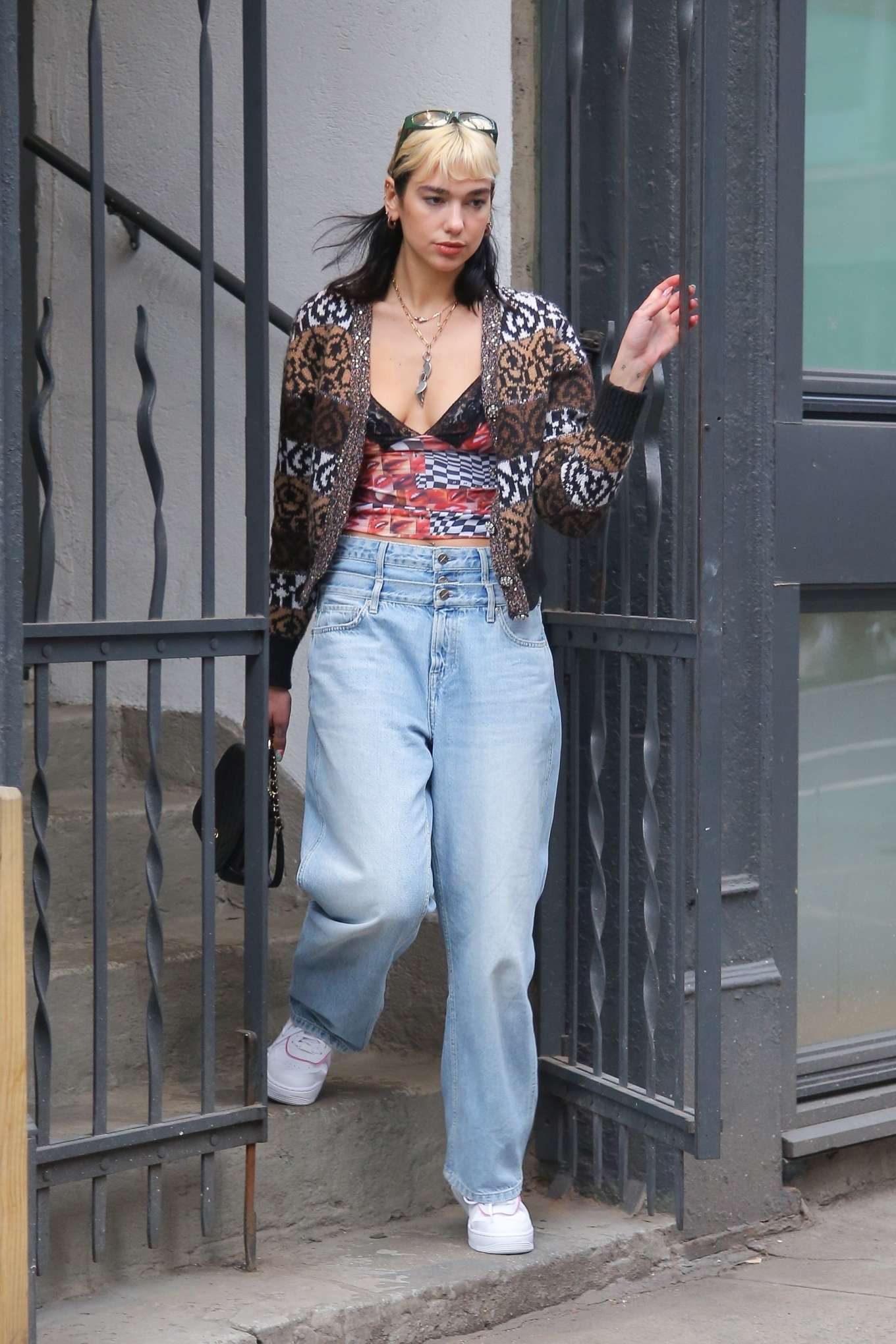 Dua Lipa - leaving her apartment in NYC-01 | GotCeleb