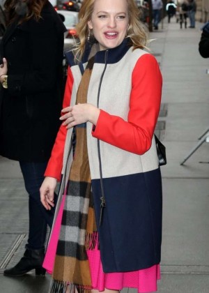 Elisabeth Moss - Arrives at 'The View' in NYC