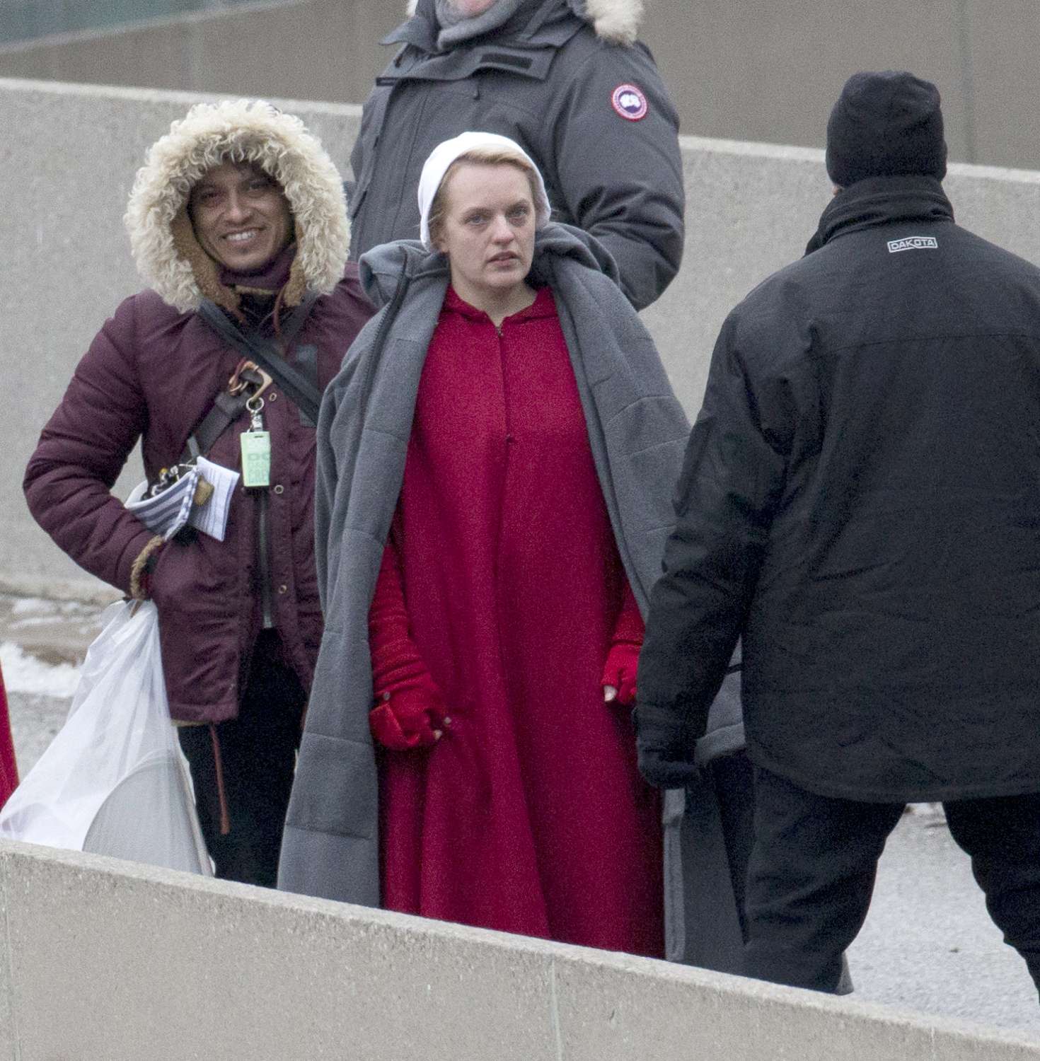 Elisabeth Moss: Filming scenes for The Handmaids Tale -10 | GotCeleb