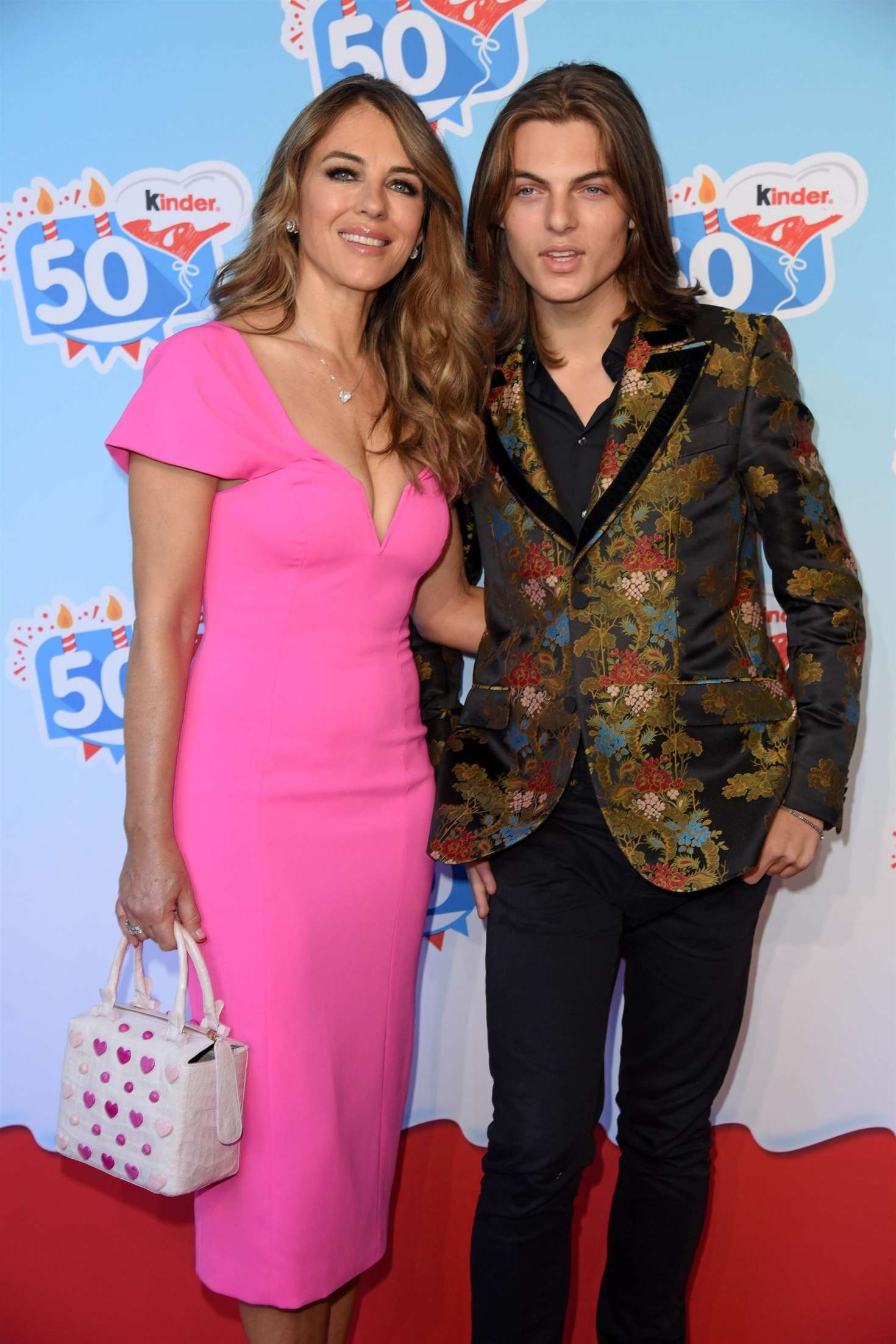 Elizabeth Hurley: Kinder Chocolate 50th Anniversary -04 | GotCeleb