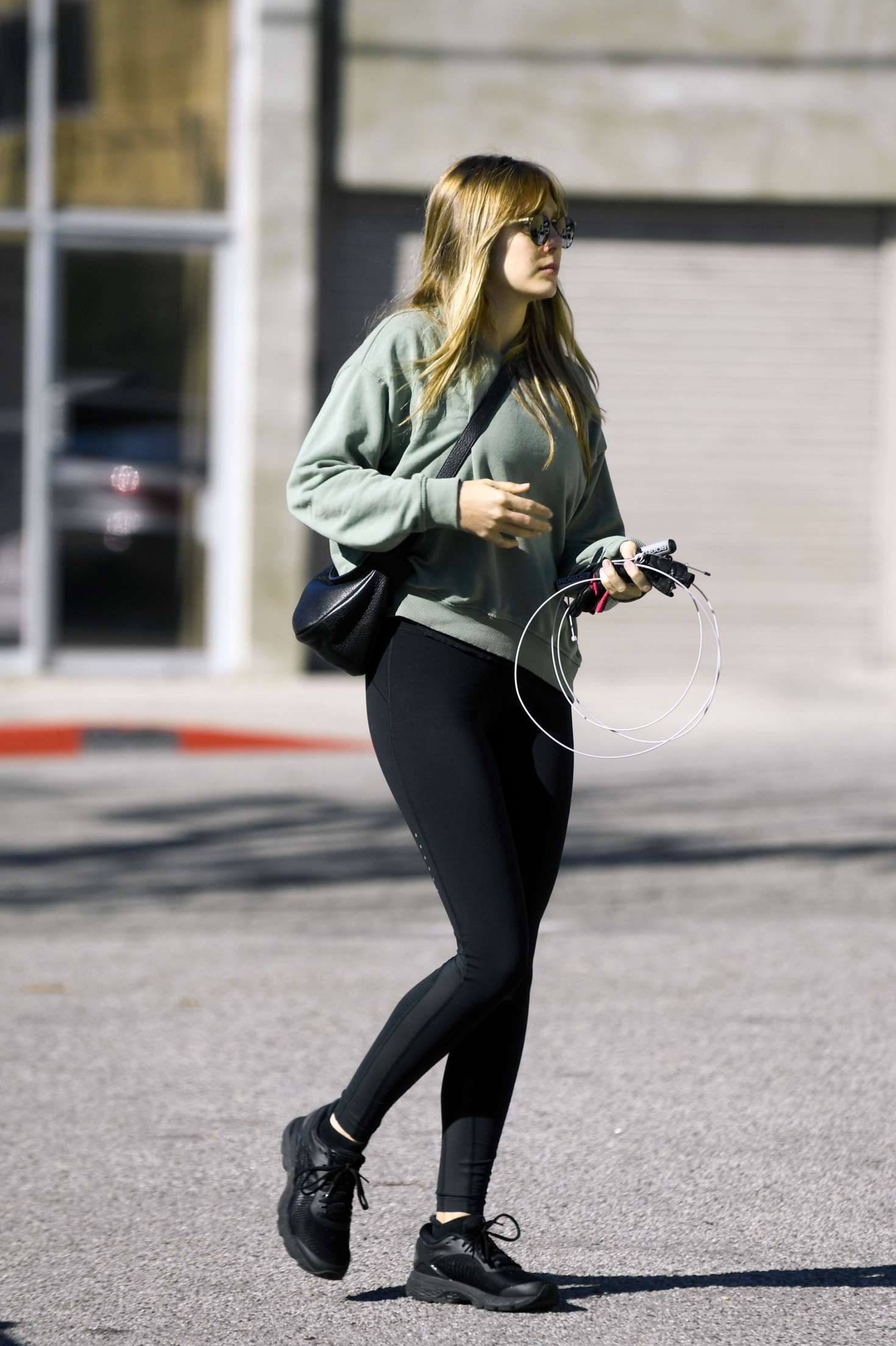 Elizabeth Olsen: Leaving a gym -10 | GotCeleb