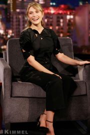 Elizabeth Olsen - Visits Jimmy Kimmel Live! in Hollywood
