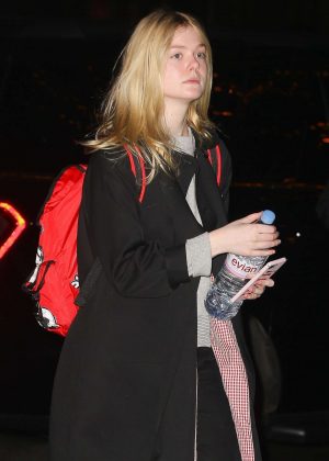 Elle Fanning - Arriving at the Bowery Hotel in NYC