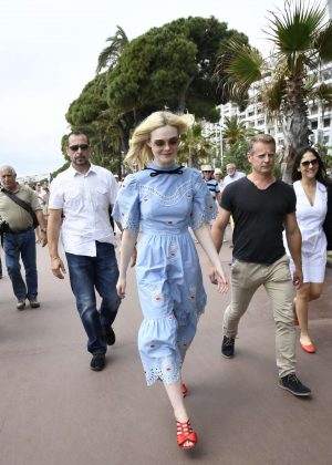 Elle Fanning at Croisette in Cannes