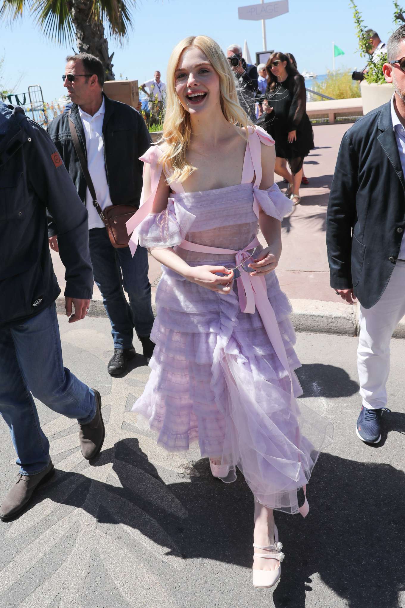 Elle Fanning at the Martinez Hotel in Cannes – GotCeleb