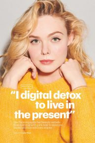 Elle Fanning - Glamour Magazine (UK - March 2020 issue)