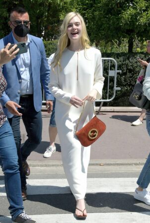 Elle Fanning - Seen leaving The Hotel Martinez in Cannes