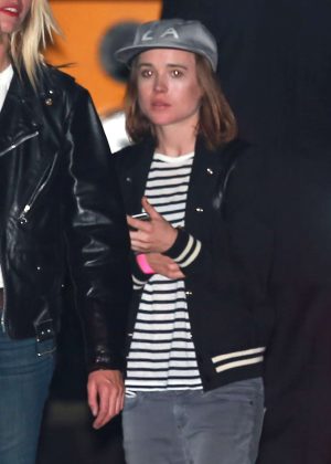 Ellen Page at Katy Perry Halloween Party in Hollywood