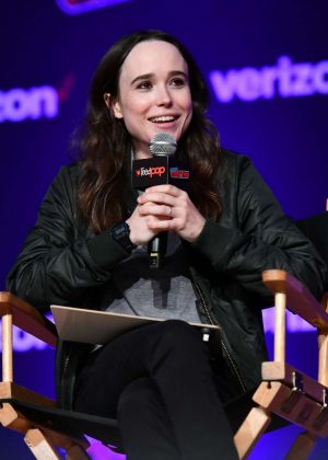 Ellen Page - Netflix & Chills Panel at 2018 New York Comic Con