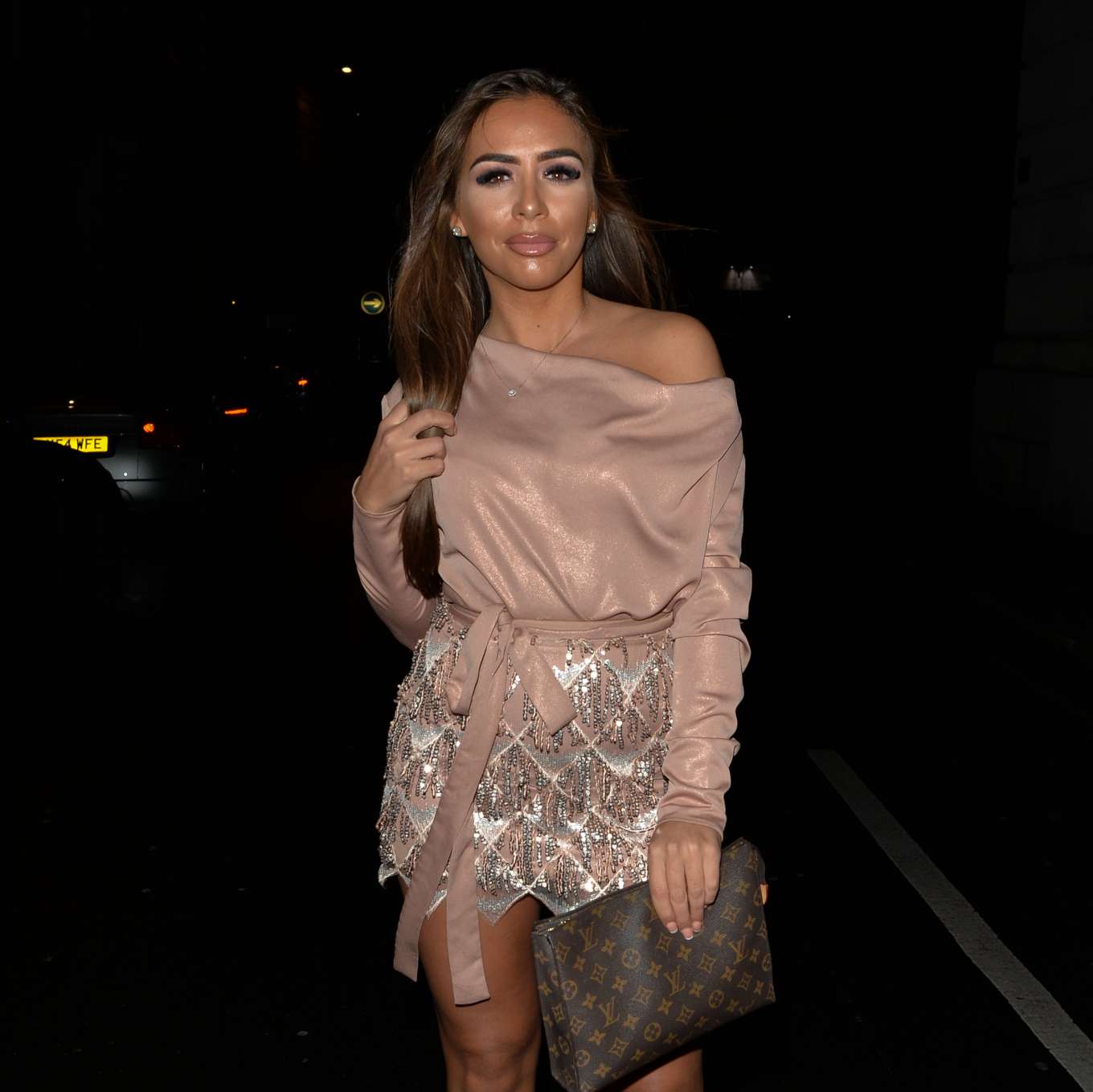 Elma Pazar - Leaving Tape Night Club in London-06 | GotCeleb