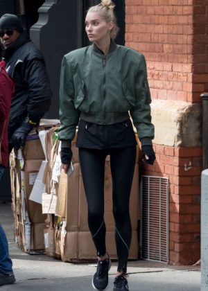 Elsa Hosk out and about in New York City