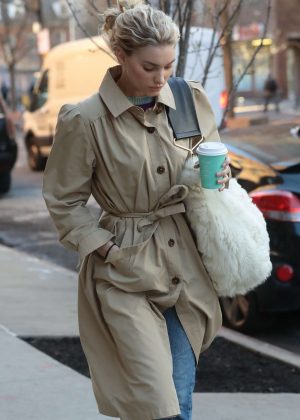 Elsa Hosk - Out and about in Tribeca New York